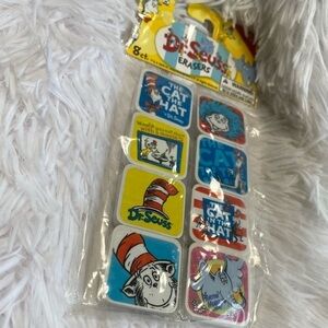 NWT Dr. Seuss Erasers pk of 8